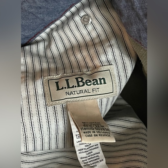 LL Bean Natural Fit Corduroy Pants In Green/Gray Size 32 x 32 - Picture 13 of 15